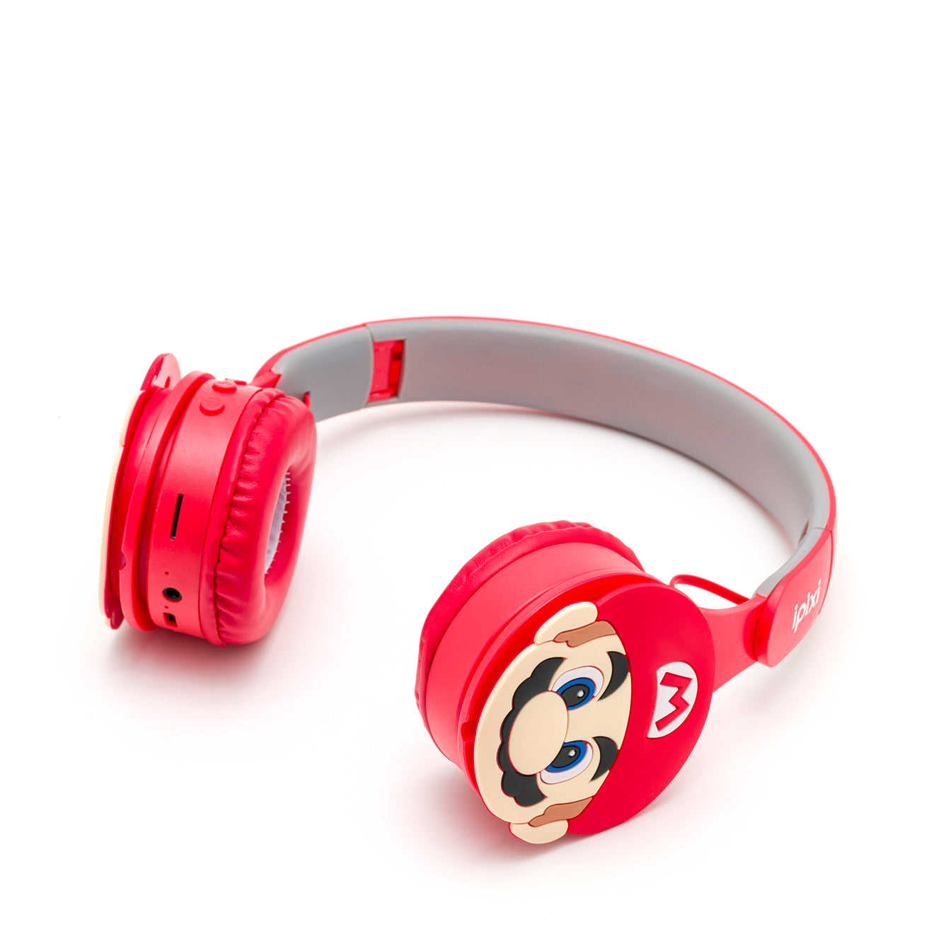 iPixi - Super Mario Kids Bluetooth Red Headphones