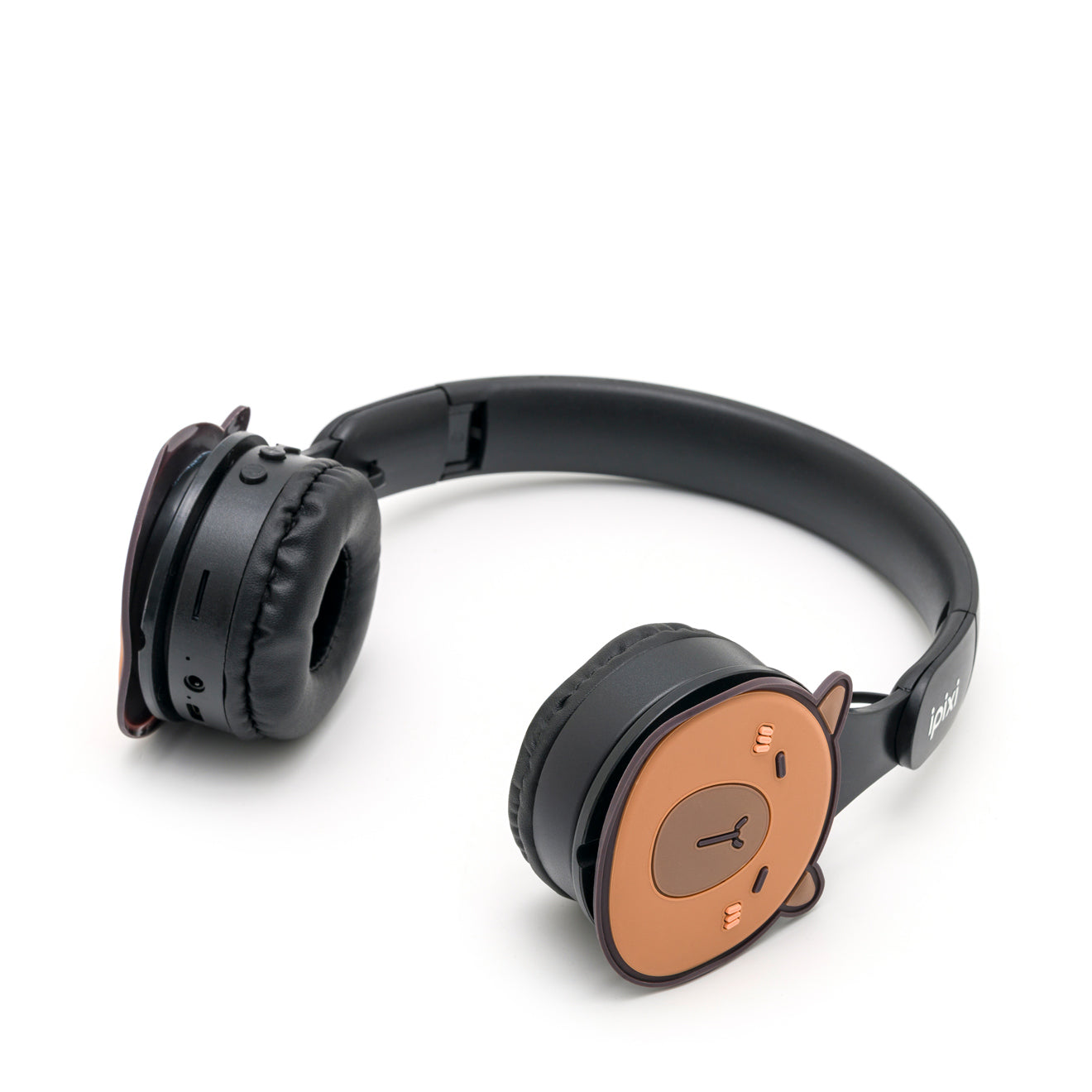 iPixi - Capybara Kids Bluetooth Black Headphones