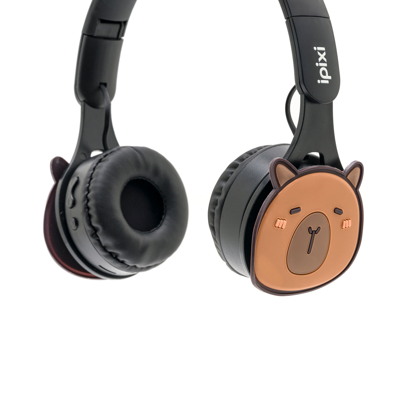 iPixi - Capybara Kids Bluetooth Black Headphones