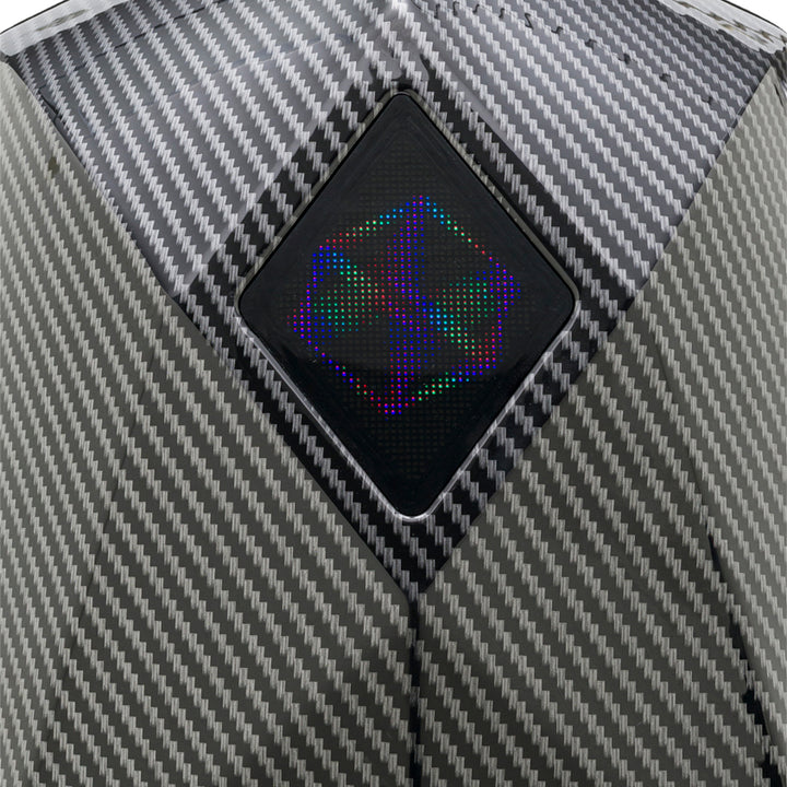 iPixi – Motorcyclist and Traveller Triangle Titanium Protected LED Backpack