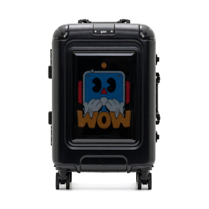 iPixi - Titan Screen LED Smart Travel Black Suitcase