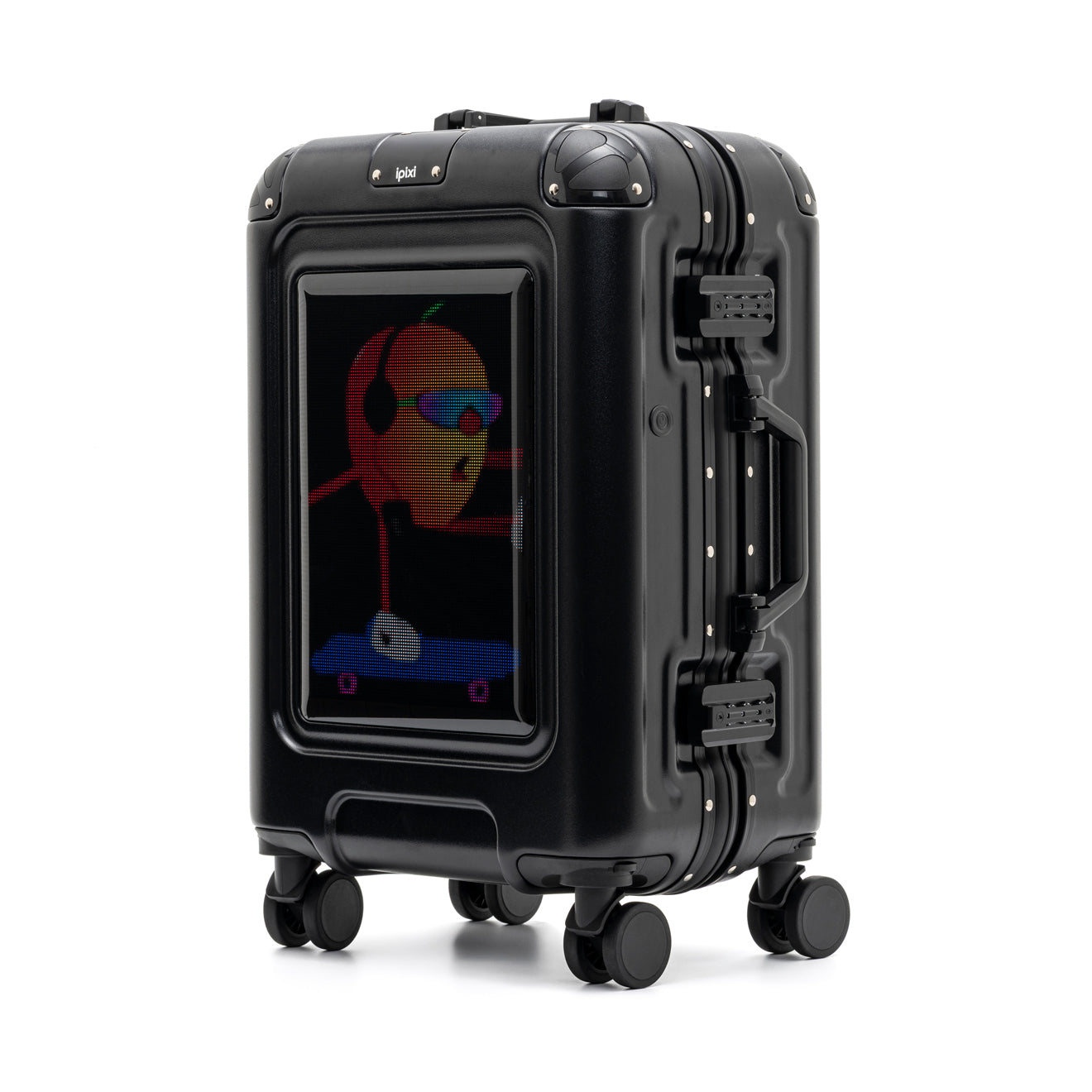 iPixi - Titan Screen LED Smart Travel Black Suitcase