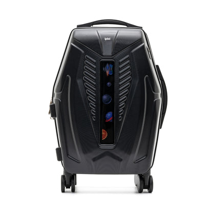 iPixi - Galaxy Voyager LED Akıllı Seyahat Siyah Bavulu