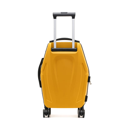 iPixi - Galaxy Voyager LED Smart Travel Yellow Suitcase