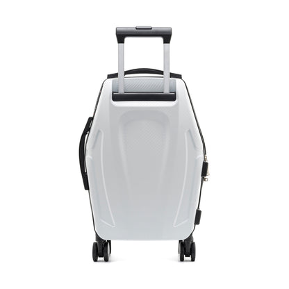 iPixi - Galaxy Voyager LED Smart Travel White Suitcase