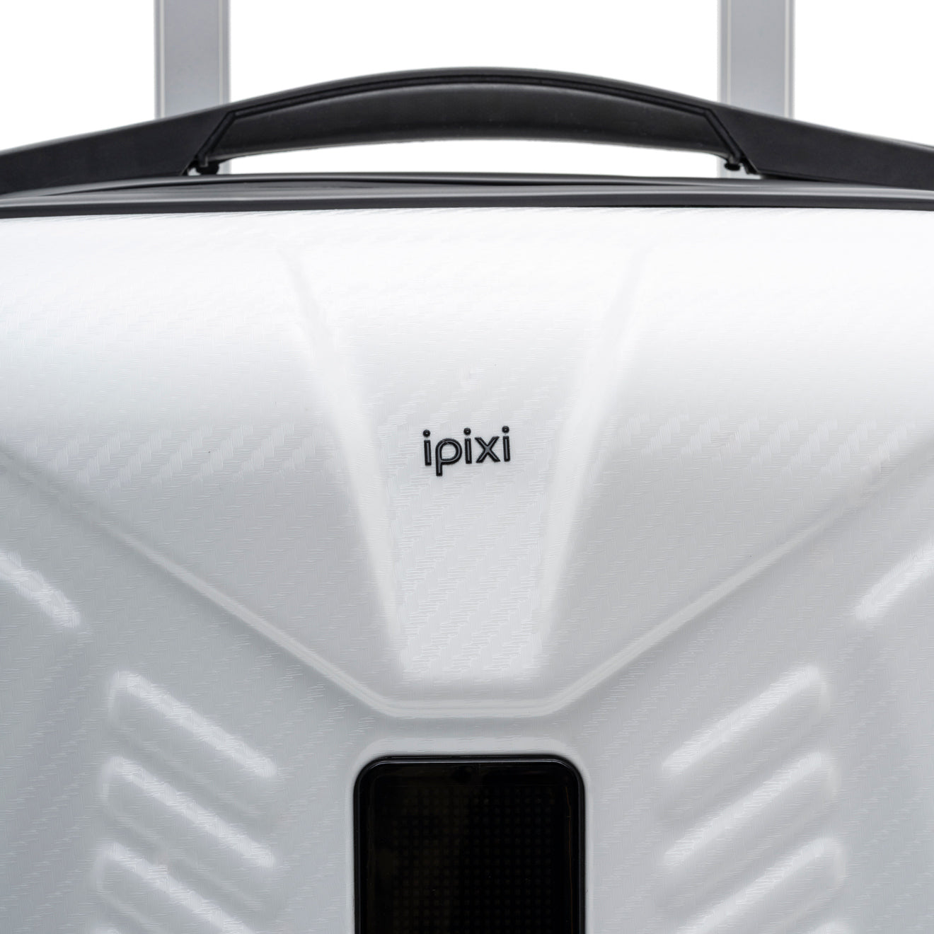 iPixi - Galaxy Voyager LED Smart Travel White Suitcase