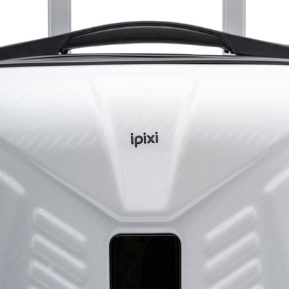 iPixi - Galaxy Voyager LED Smart Travel White Suitcase