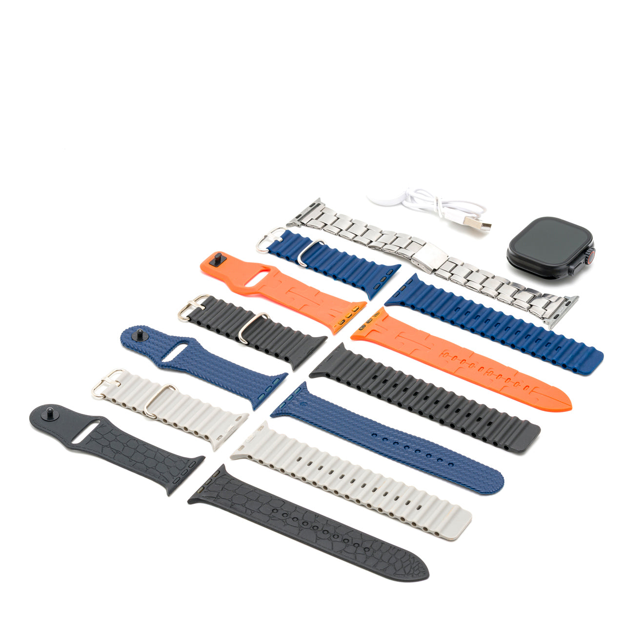 iPixi - Ultra 3rd Gen 7-Strap Sports Smart Watch Set