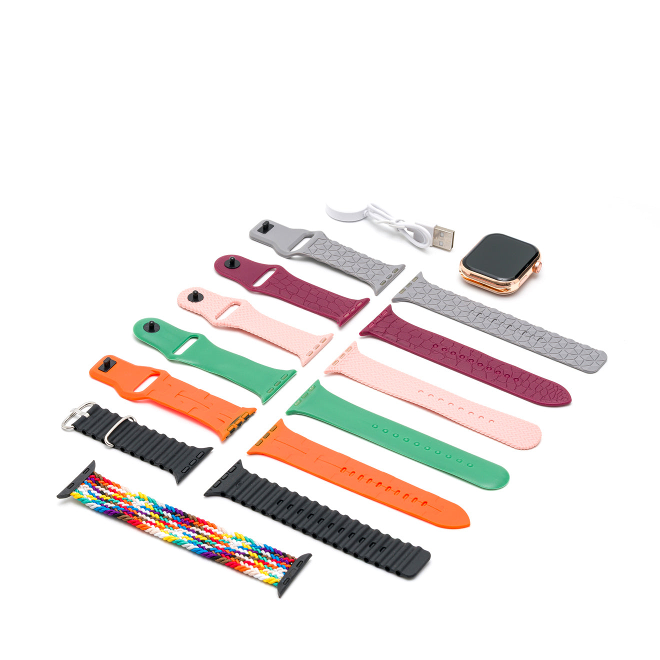 iPixi - Luxe Lady 5-Strap Smart Watch Set