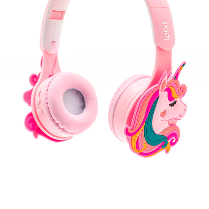 iPixi - TK-688D Unicorn Kids Bluetooth Pink Headphones