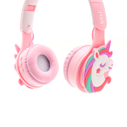 iPixi - TK-688C Unicorn Kids Bluetooth Pink Headphones