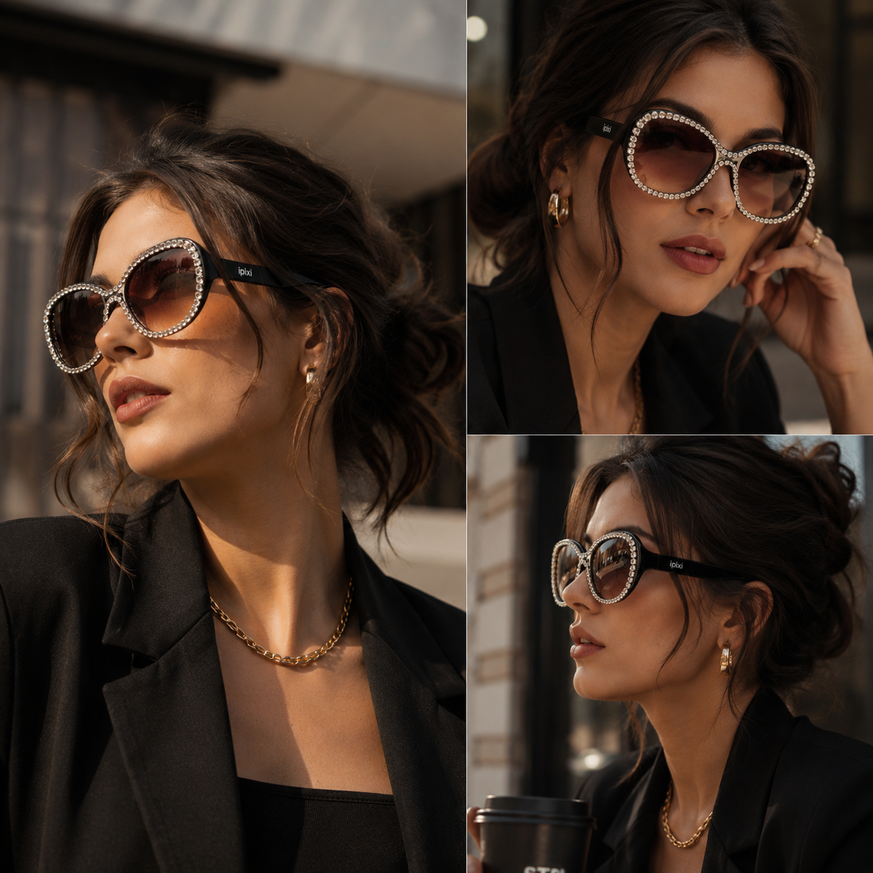 iPixi - F07 AI Assistant Women Smart Glasses
