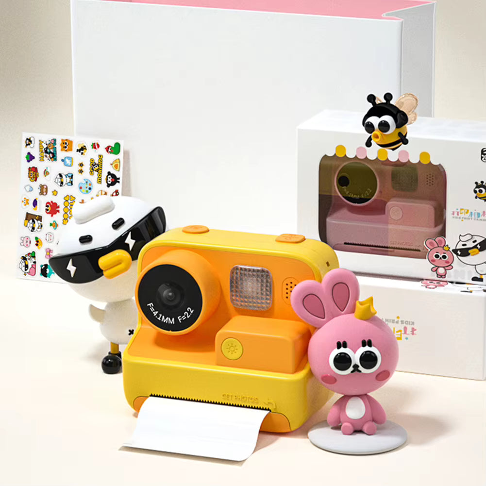 iPixi – Instant Print Digital Photo and Video Camera Orange