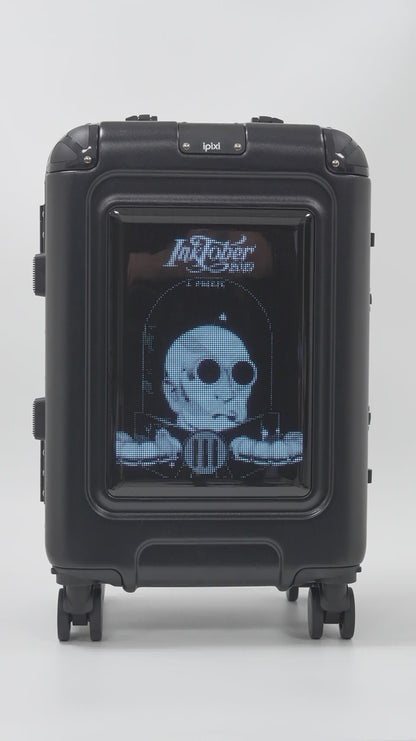 iPixi - Titan Screen LED Smart Travel Black Suitcase